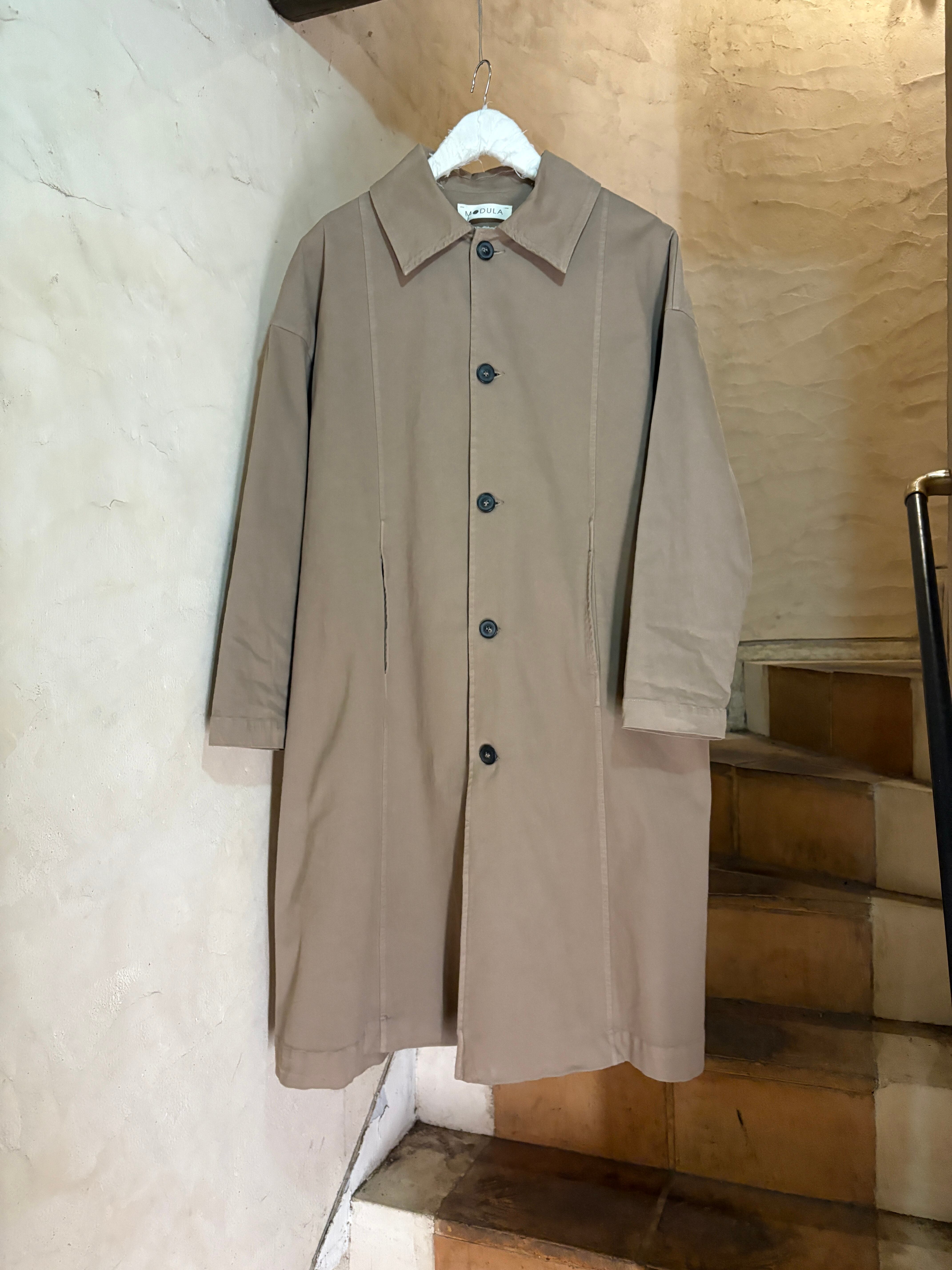 MODULA | BOXY-FIT COAT-desert