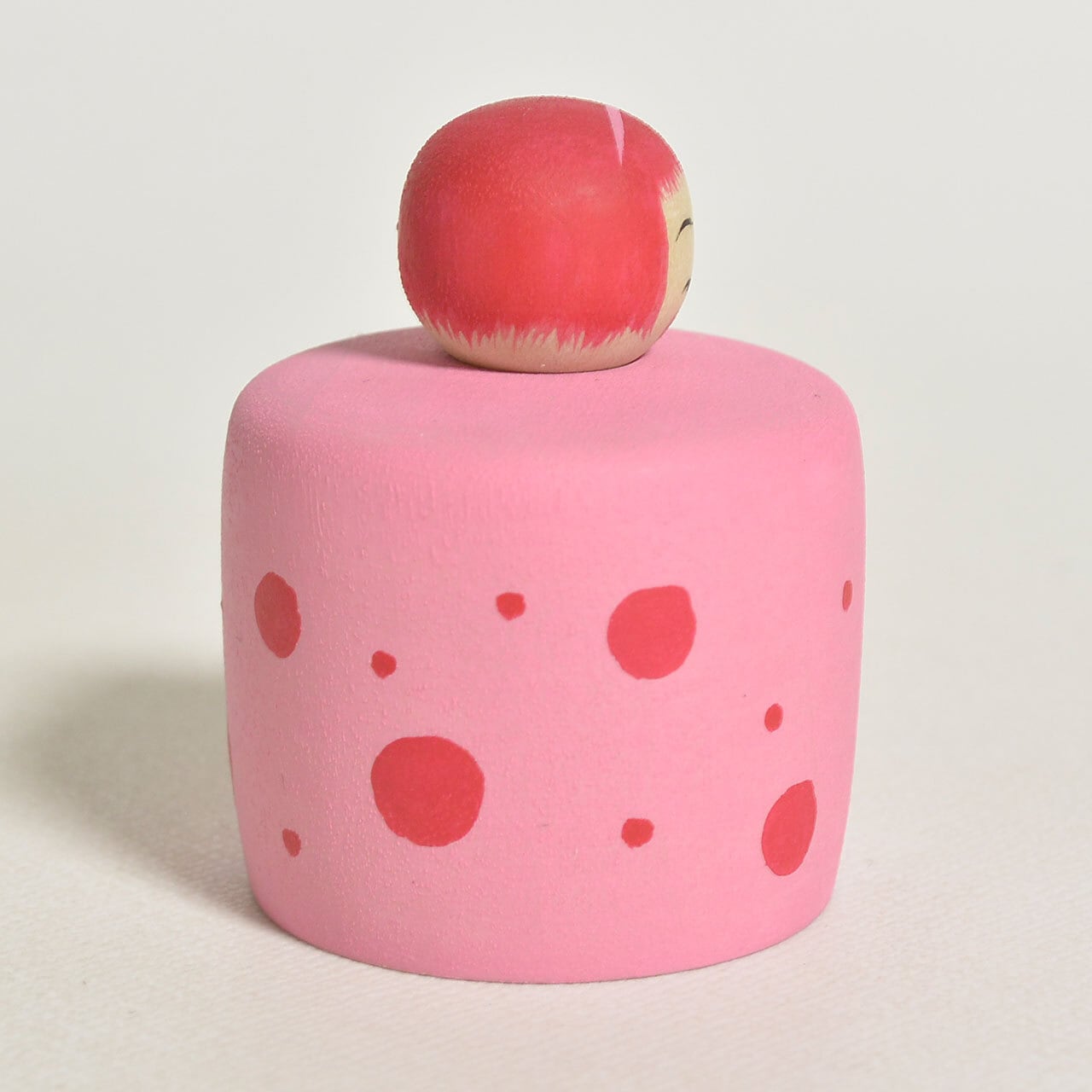 ドットちゃんえじここけし 約1.5寸 約4.5cm 鈴木明 工人（作並系