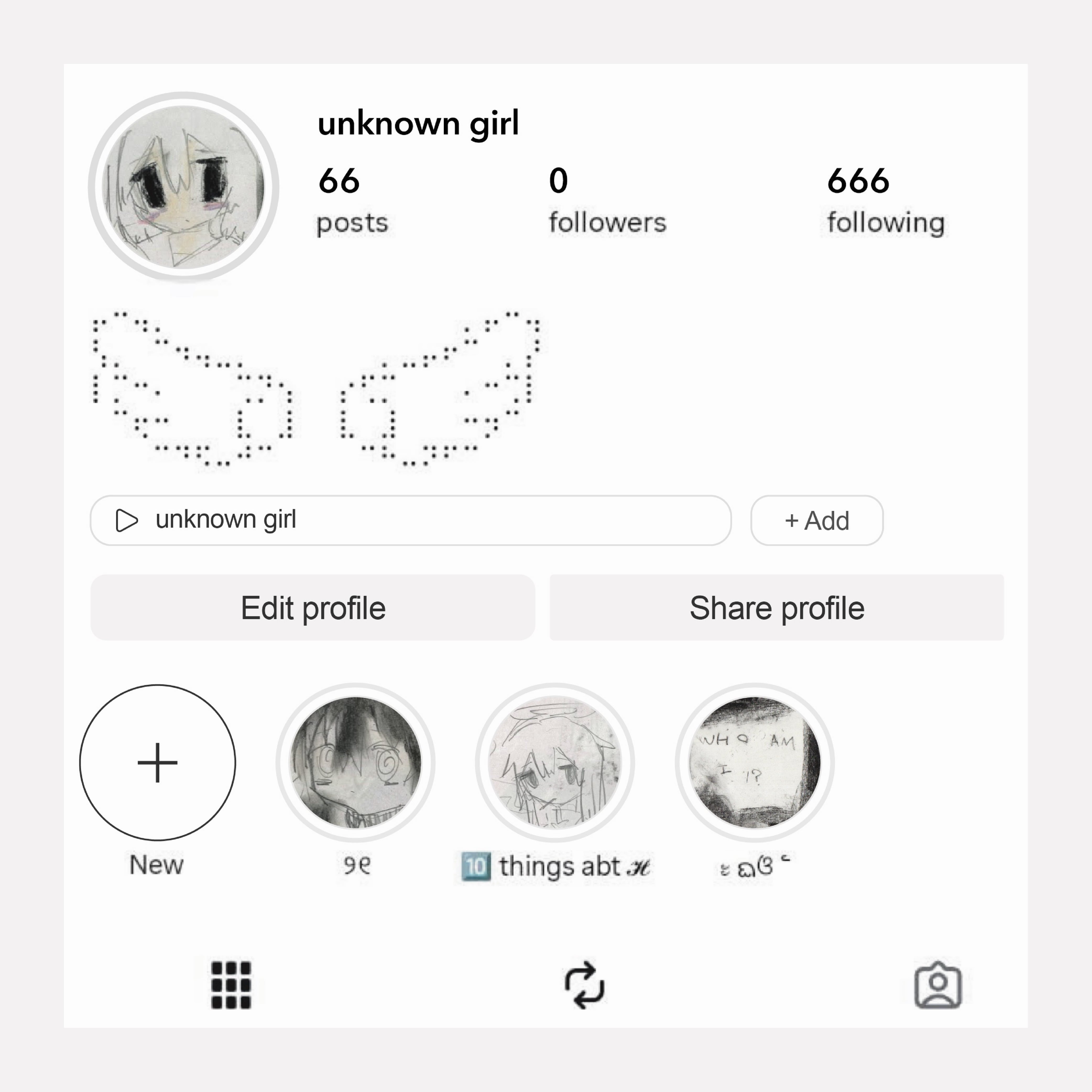 icon pack - unknown girl