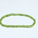 ペリドット ブレスレット 4mm メール便可 一点物 111-50608