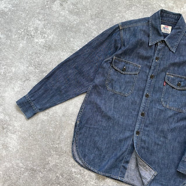 LEVI'S】Made in Hong Kong 90s リーバイス 香港製 長袖シャツ デニム