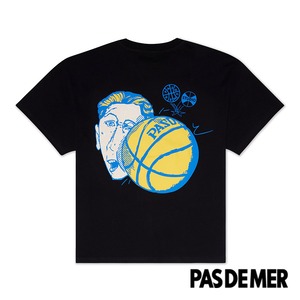 【PAS DE MER/パドゥメ】BASKETBALL TEE Tシャツ / OLD BLACK  / SS24-12103