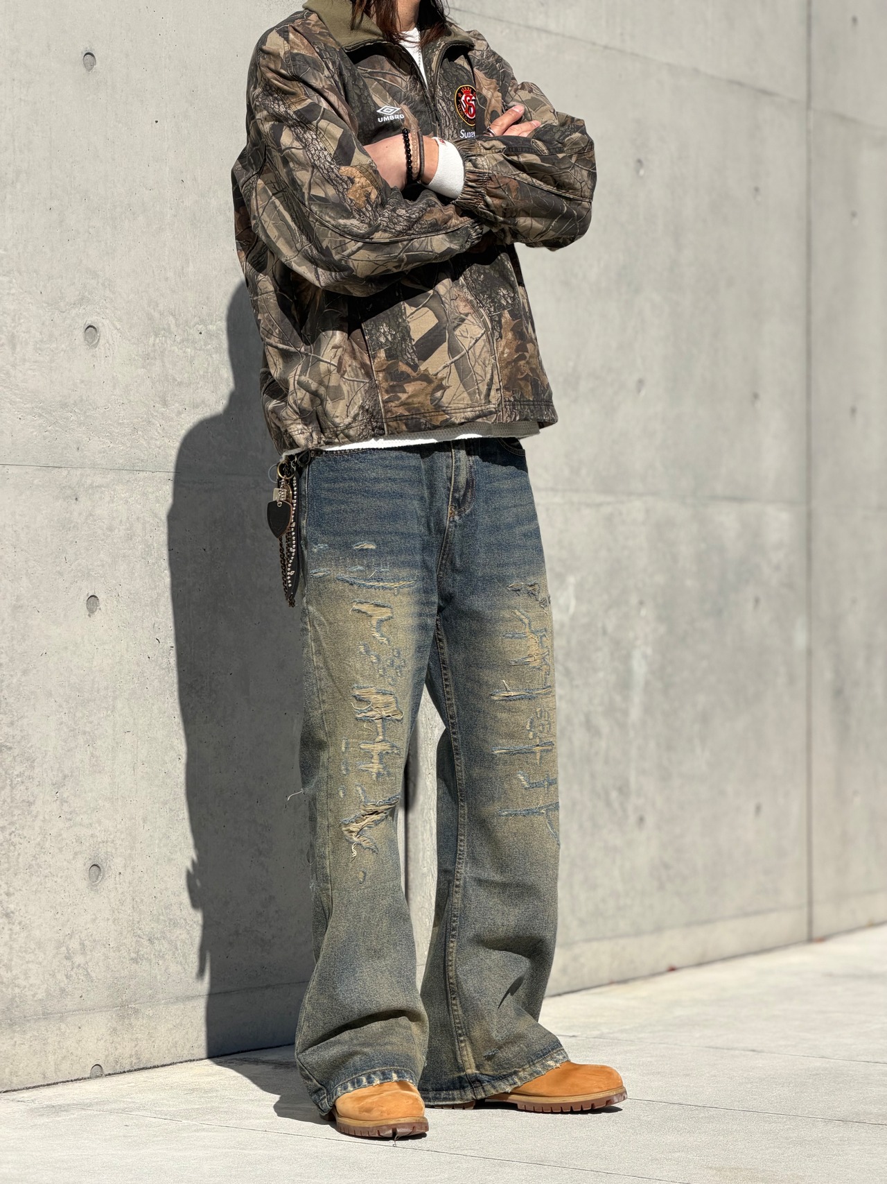 Dust Fade Semi-Flare Denim