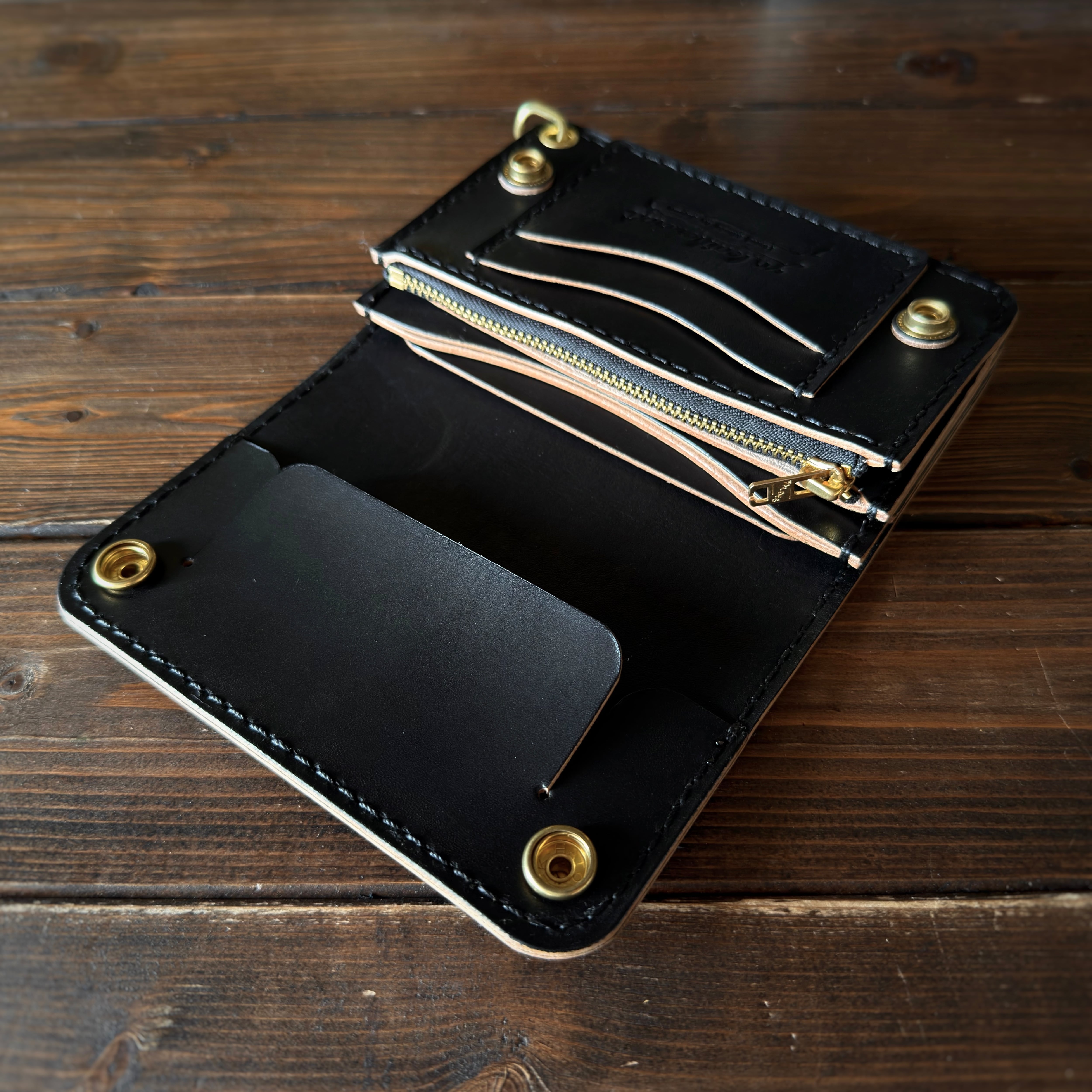 トラッカーウォレット　ym Trucker Wallet〝THE VERTICAL〟—MIDDLE】 | yc_leather.craft