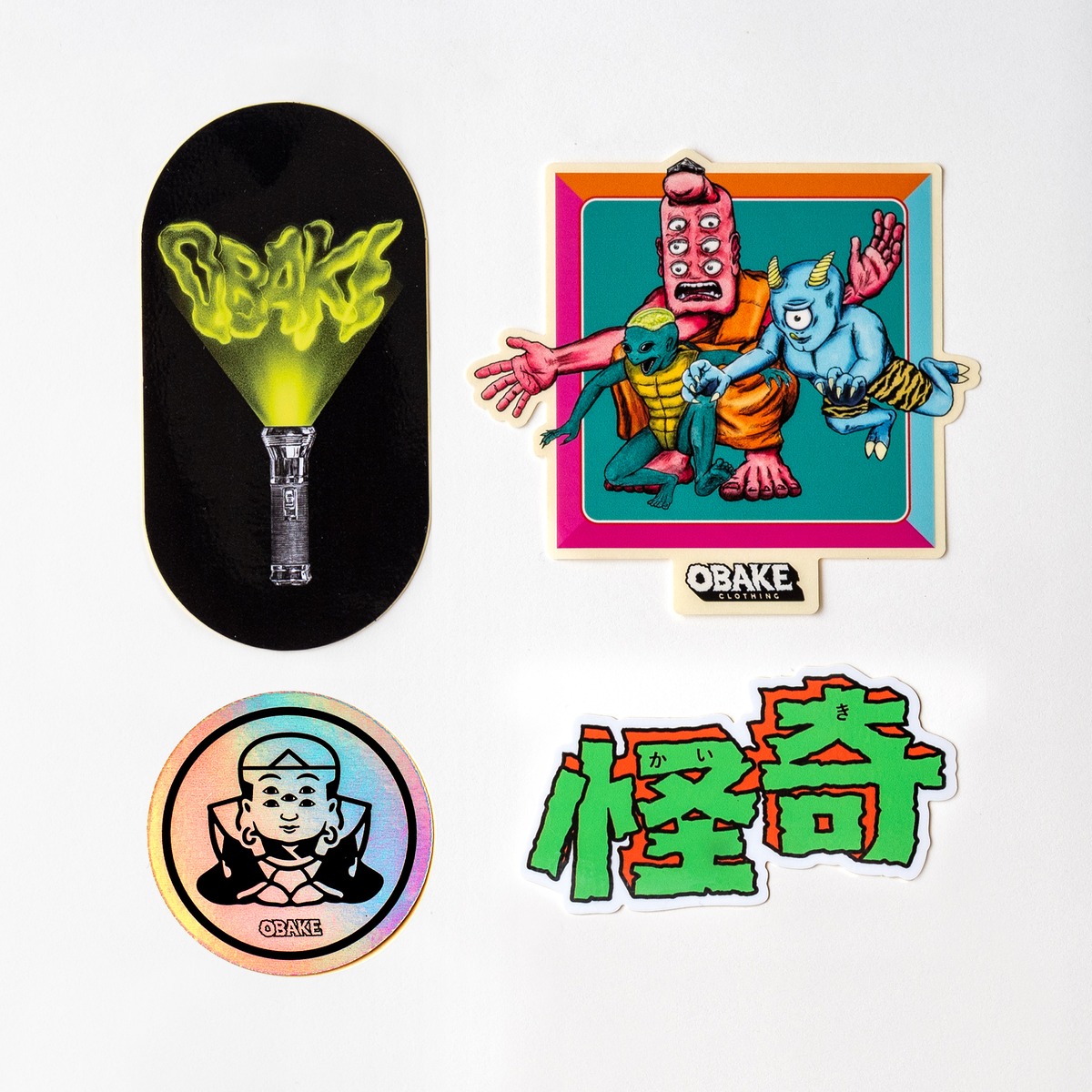 OBAKE ステッカーパック | OBAKE CLOTHING