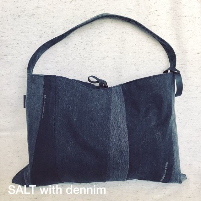 BlackDenimトライアングルバッグ No.1577