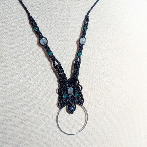 Glasses holder necklace / Labradorite