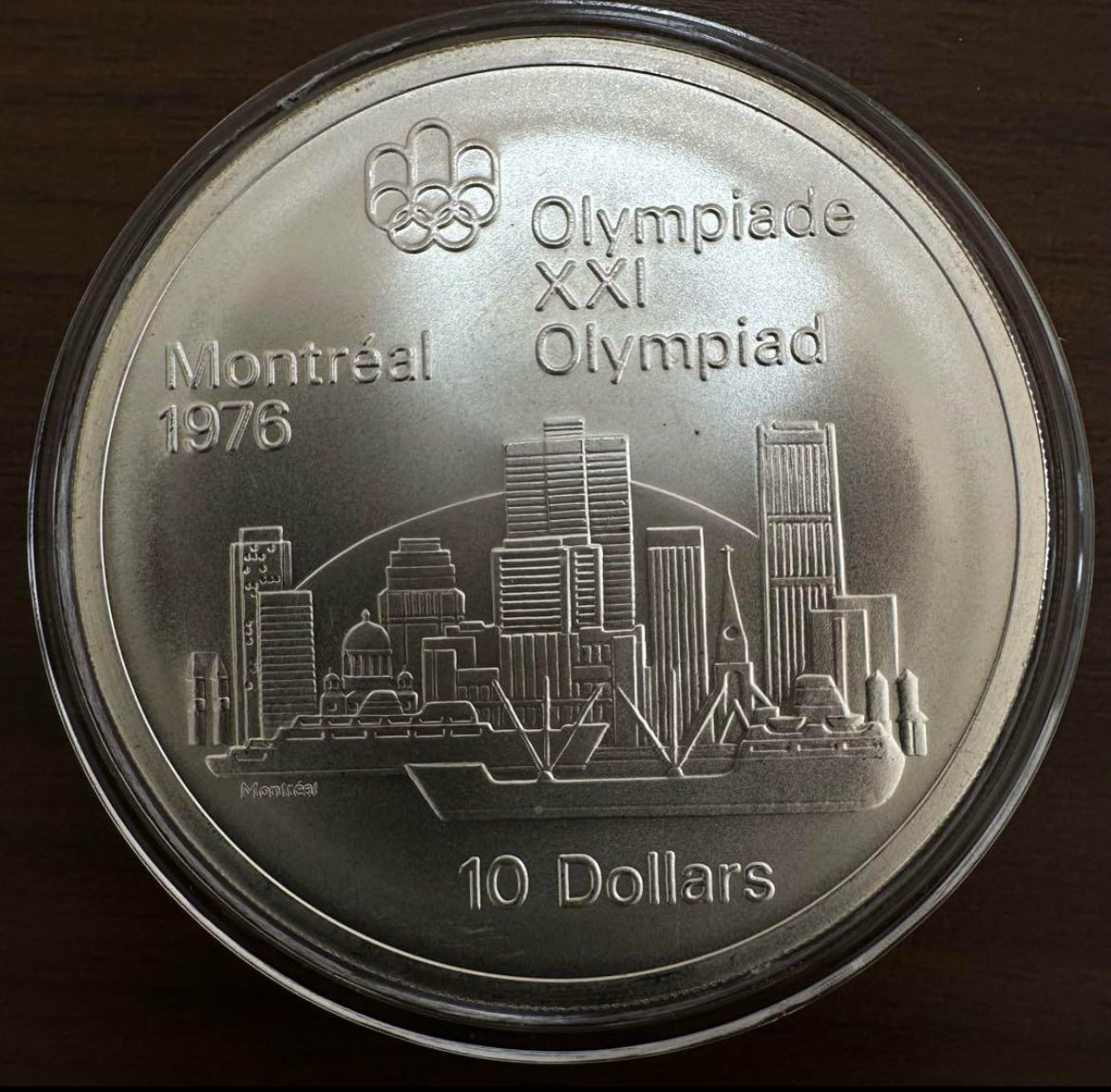 カナダオリンピック　記念　銀貨　19761976記念銀貨