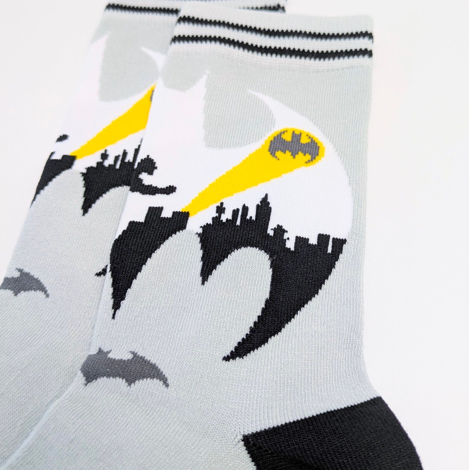 ♧【 crew socks / クルーソックス 】BATMAN ( バットマン )  バットシグナル / 靴下 / ソックス〚アメリカン雑貨 アメトイ〛