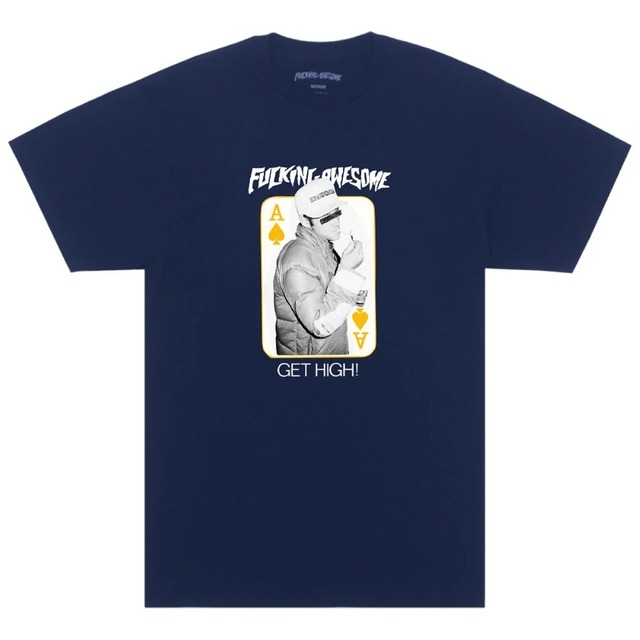 FUCKING AWESOME × INDEPENDENT / GET HIGH TEE / NAVY