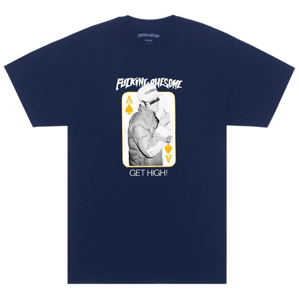 FUCKING AWESOME × INDEPENDENT / GET HIGH TEE / NAVY