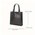 大容量バック メンズバック ブラック トートバック Y2K 仕事カバン デイリーバック