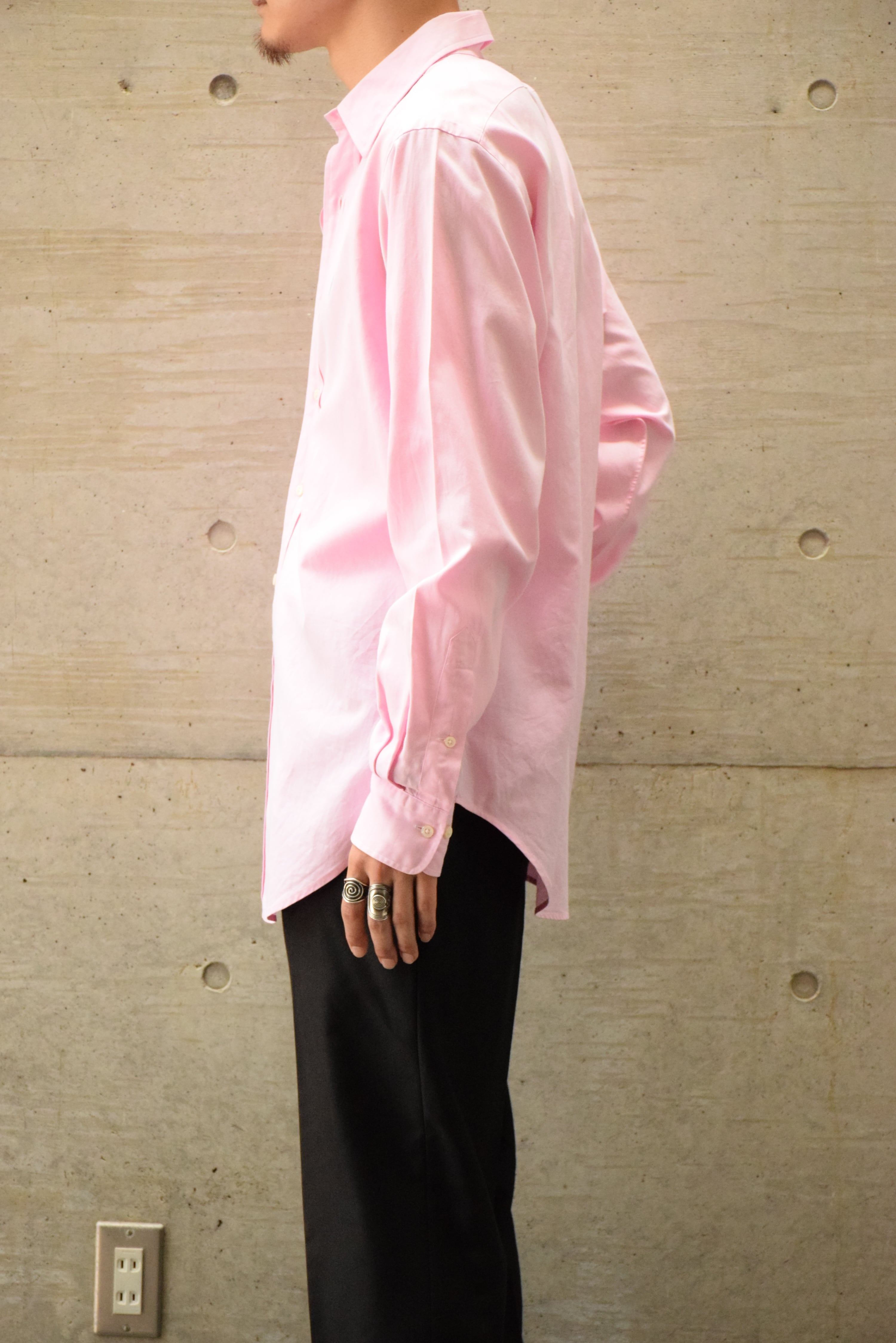 90s Polo by Ralph Lauren “ANDREW” 長袖シャツ メンズM ピンク