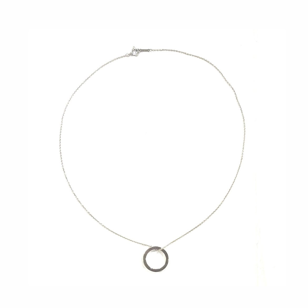 TIFFANY&CO.】2458 1837 ティファニー サークルリング ネックレス