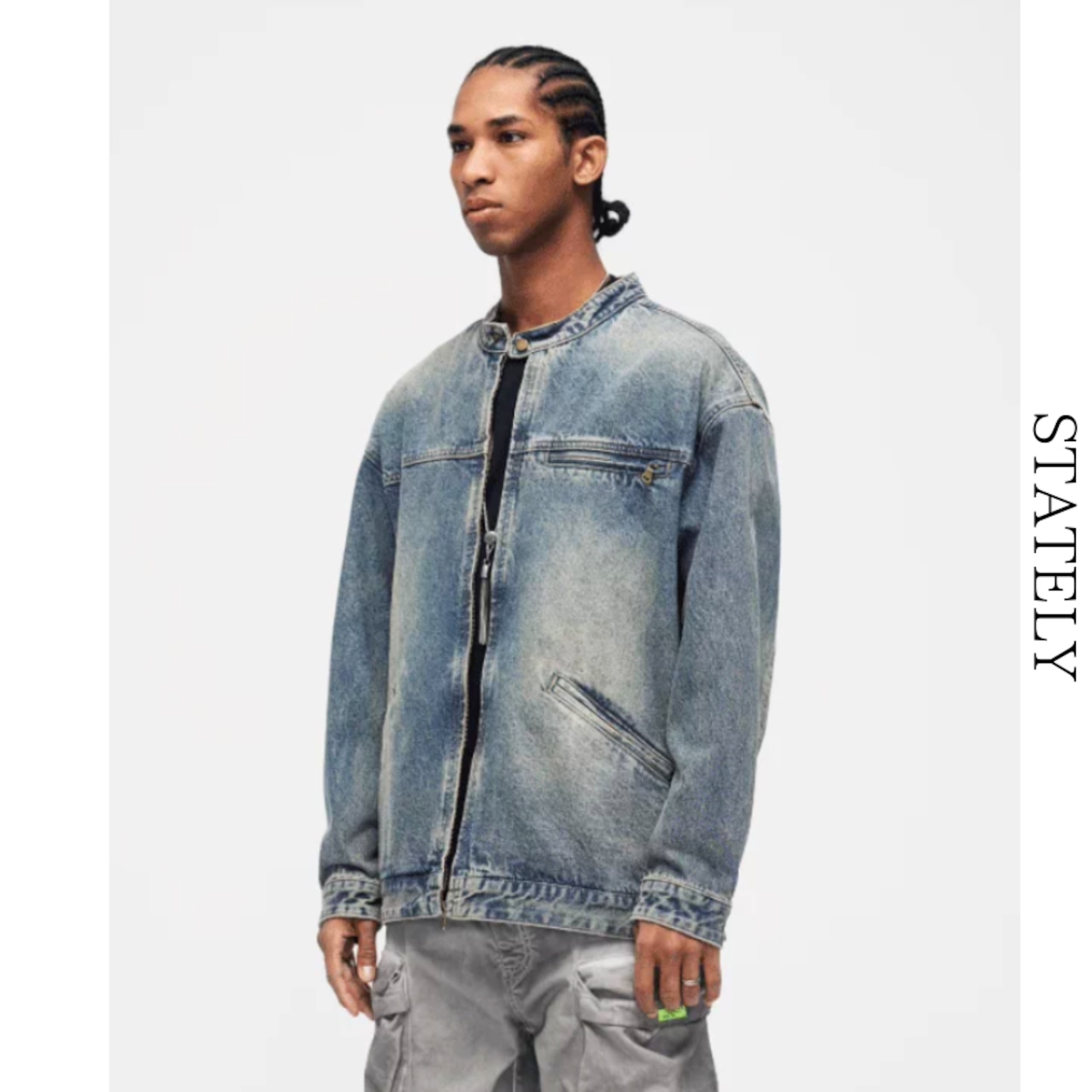 Vintage Fade Denim ジャケット_O12・画像5