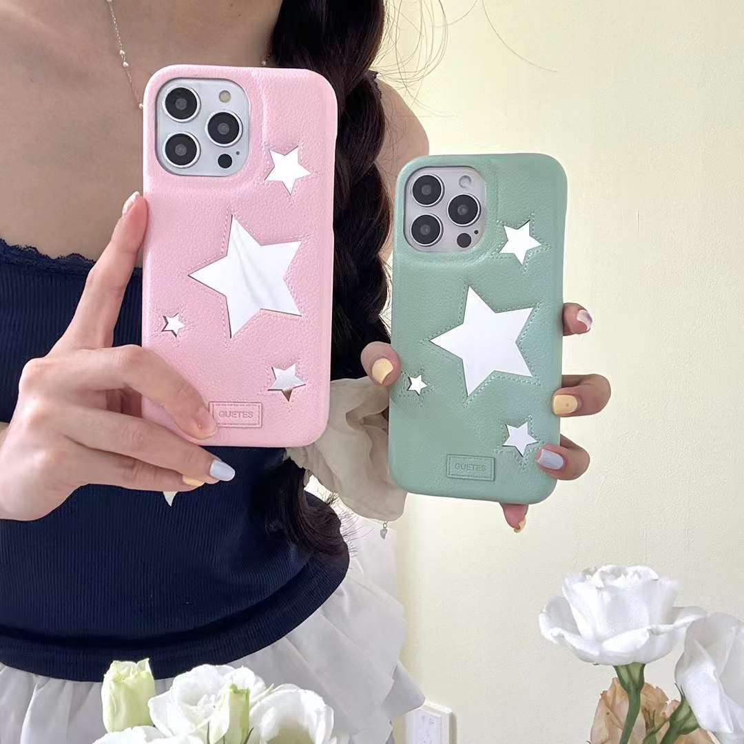 新作☆星がいっぱいライトグリーンミラーに名入れスマホケース 55299e76136a9b262af412e0d9f314