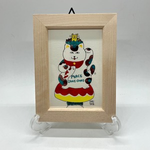 【すぎはらゆり】原画「ネコイ持ち招き猫」