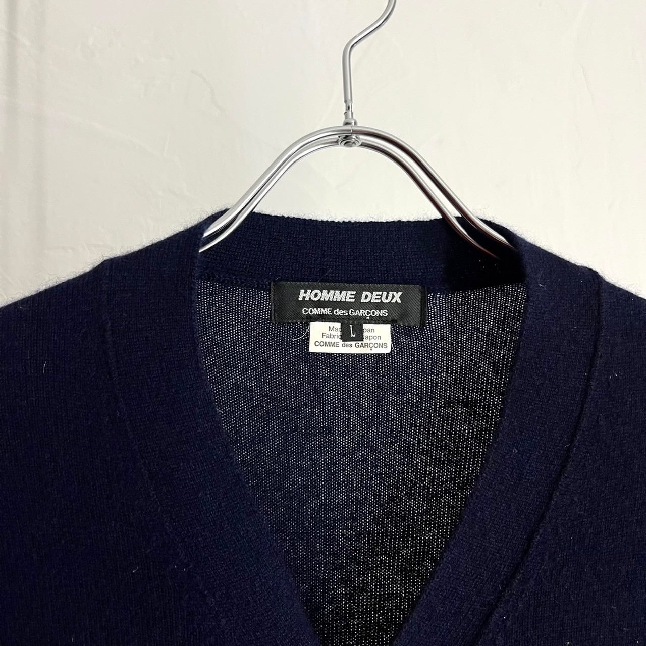 19AW COMME des GARCONS HOMME DEUX Cashmere Knit Cardigan | VOLAR