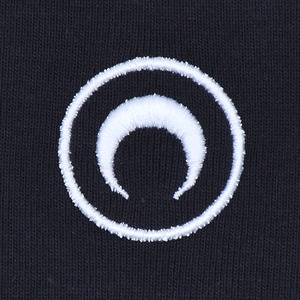 【MARINE SERRE】MOON LOGO RIBBED JERSEY BABY FIT T-SHIRT