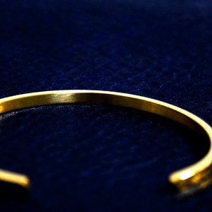 ステンレスシンプルバングルGD