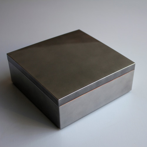 銀透き　5.5寸蓋付料理箱（洗浄機対応）