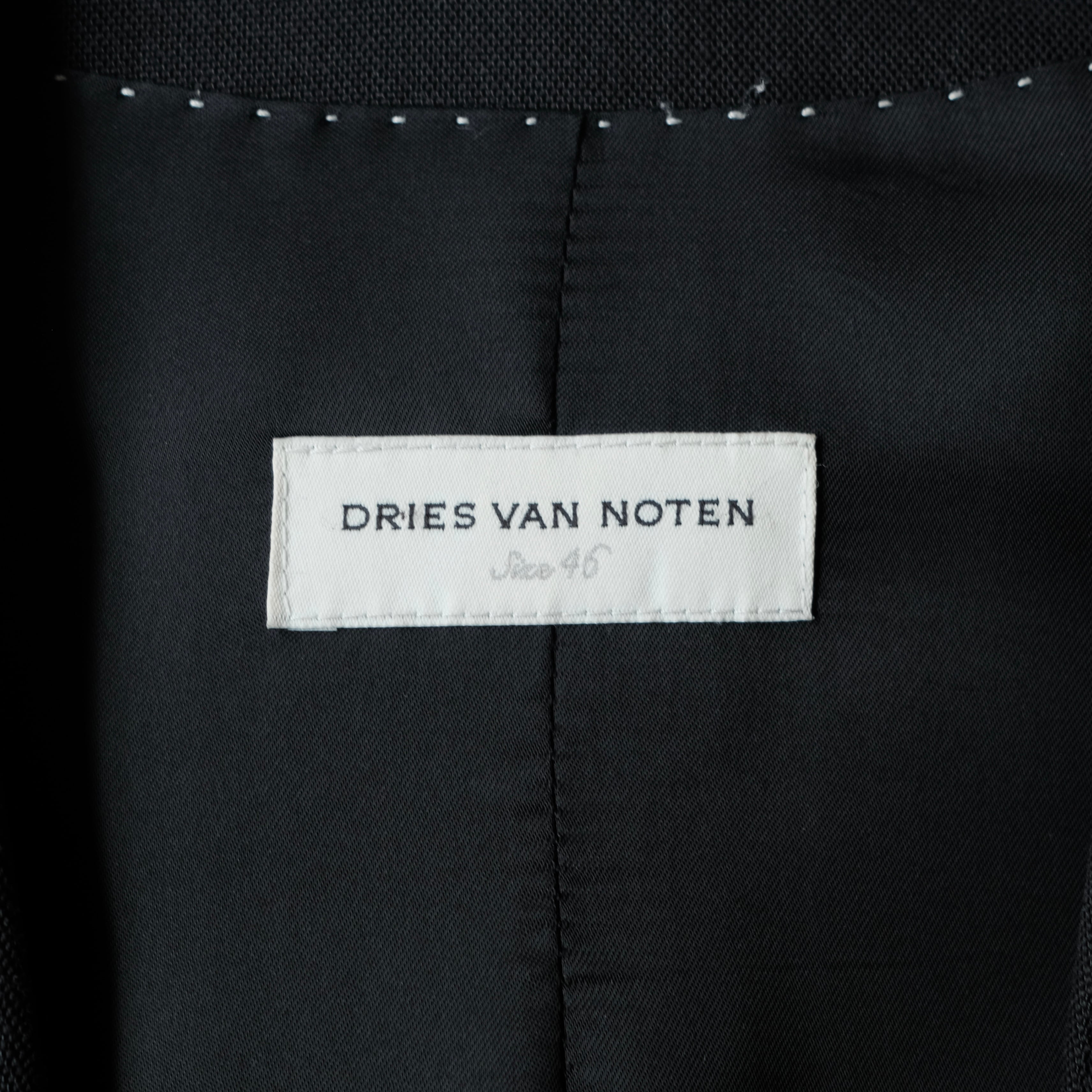 DRIES VAN NOTEN 18SS NO COLLAR JACKET | safarionline