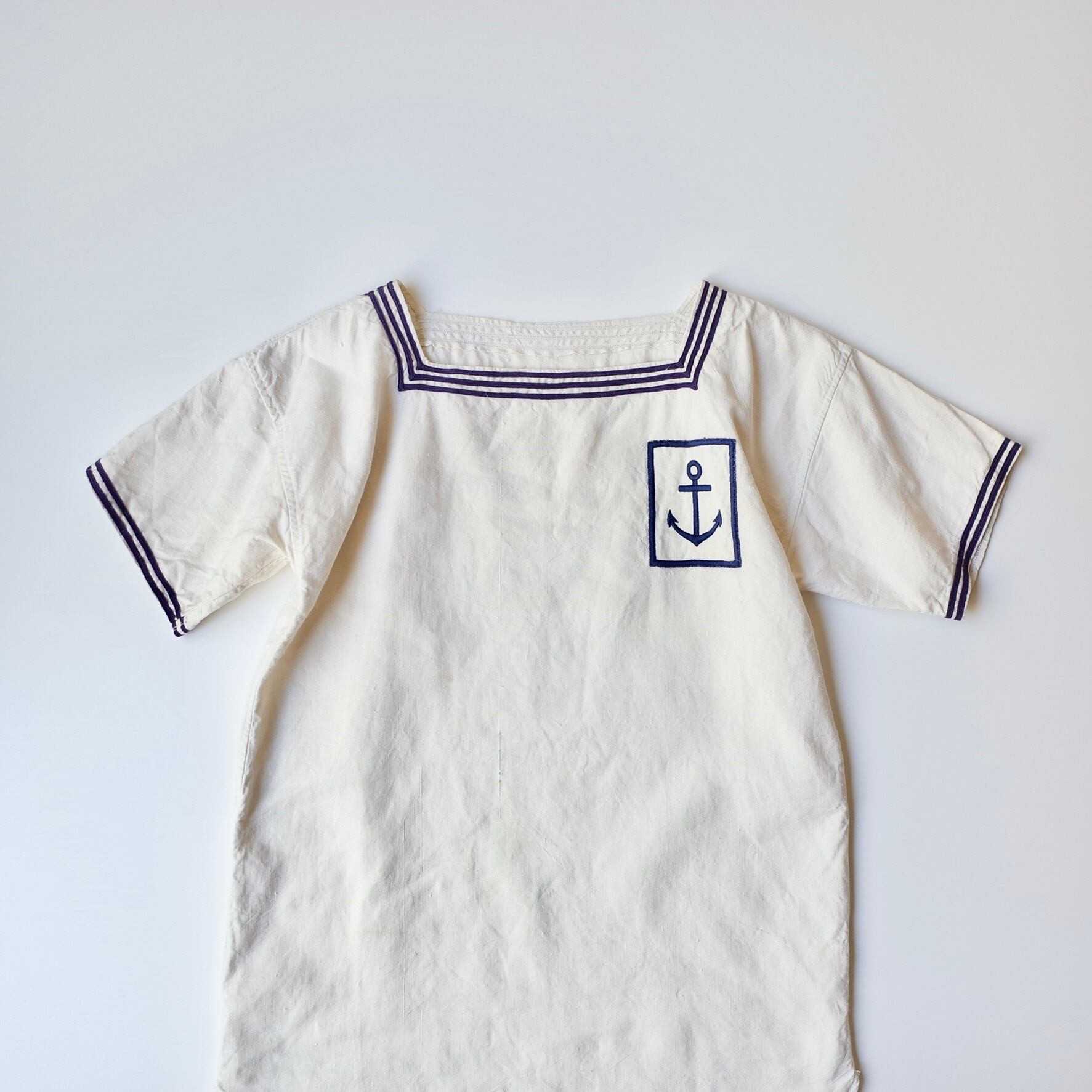 50s French navy marine sailor shirt