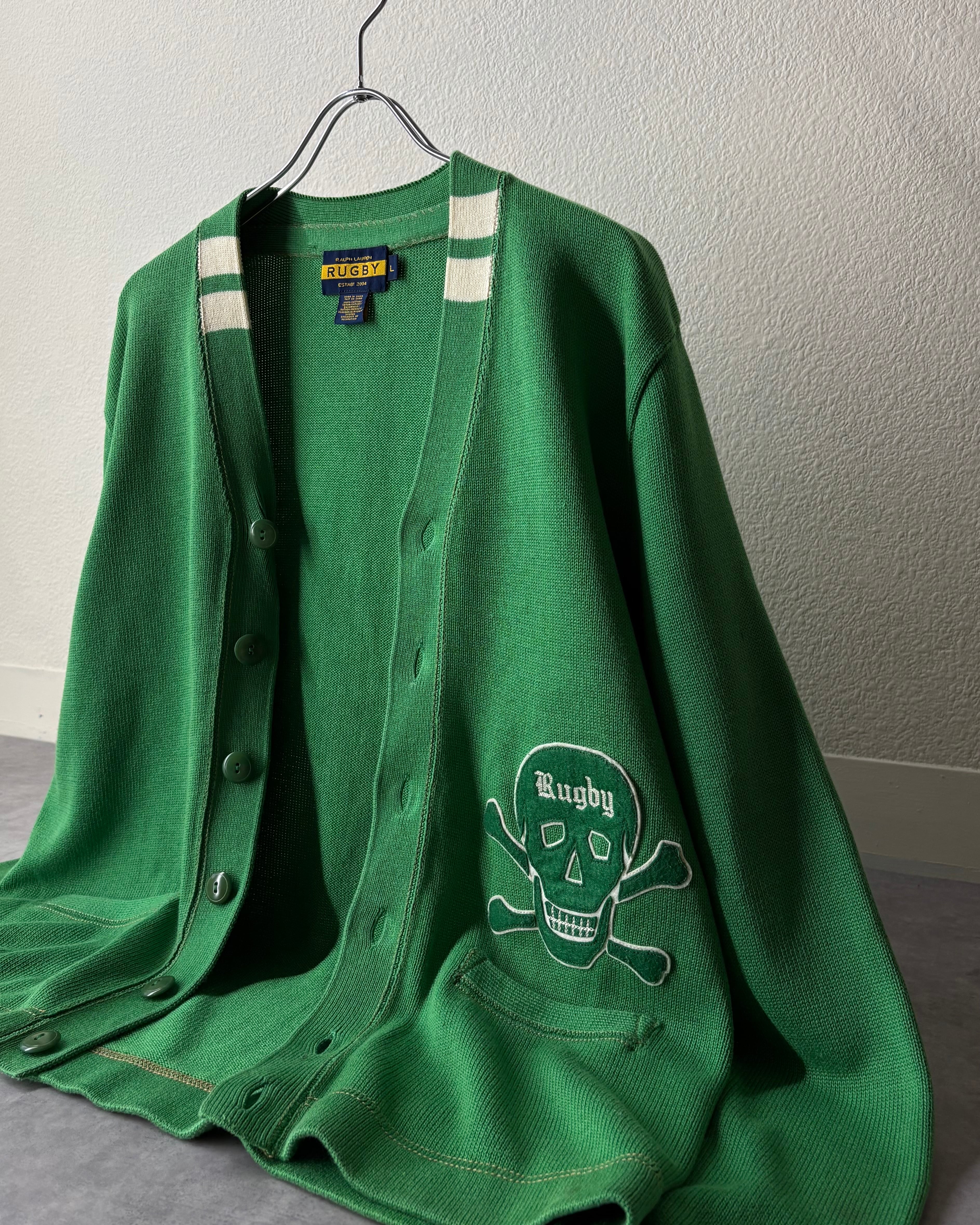 Ralph Lauren RUGBY Cotton Letterd Cardigan