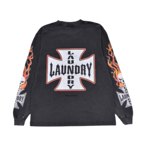 【PARIS LAUNDRY】IRON CROSS LS TSHIRT