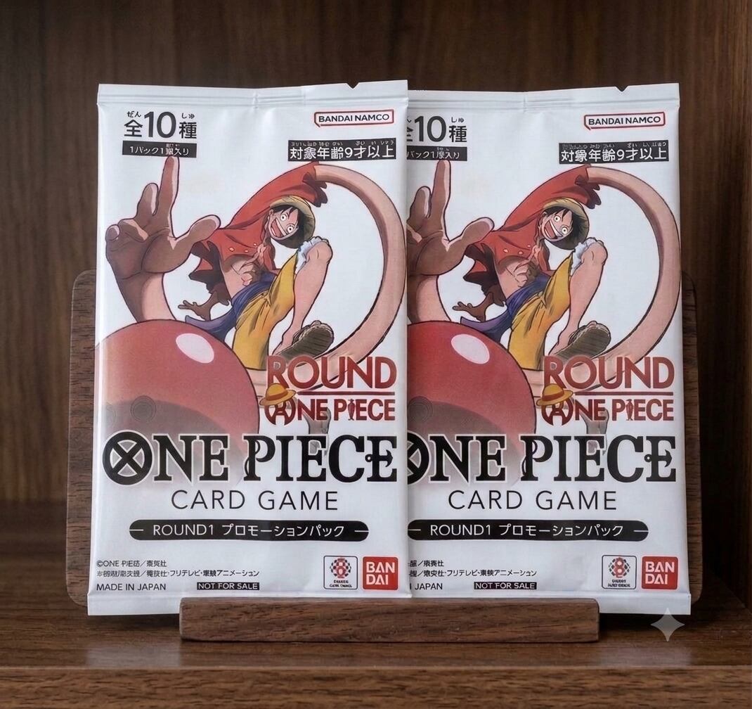◇【2パックセット】ワンピースカードゲーム ROUND1 プロモーション