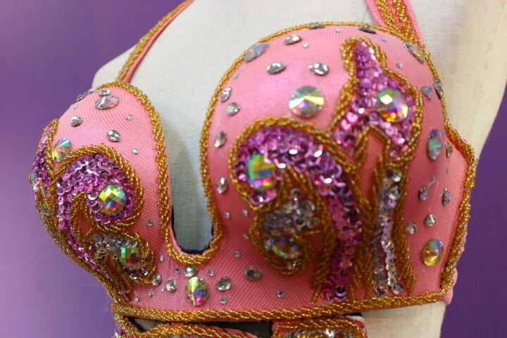 エジプト製 ベリーダンス衣装 ターキッシュスタイル ピンク | shamirajapan