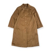 カシミヤ100% VESTINA TOKYO STYLE ヴェスティナ東京スタイル ステンカラーコート M~L程度/ベージュ レディース