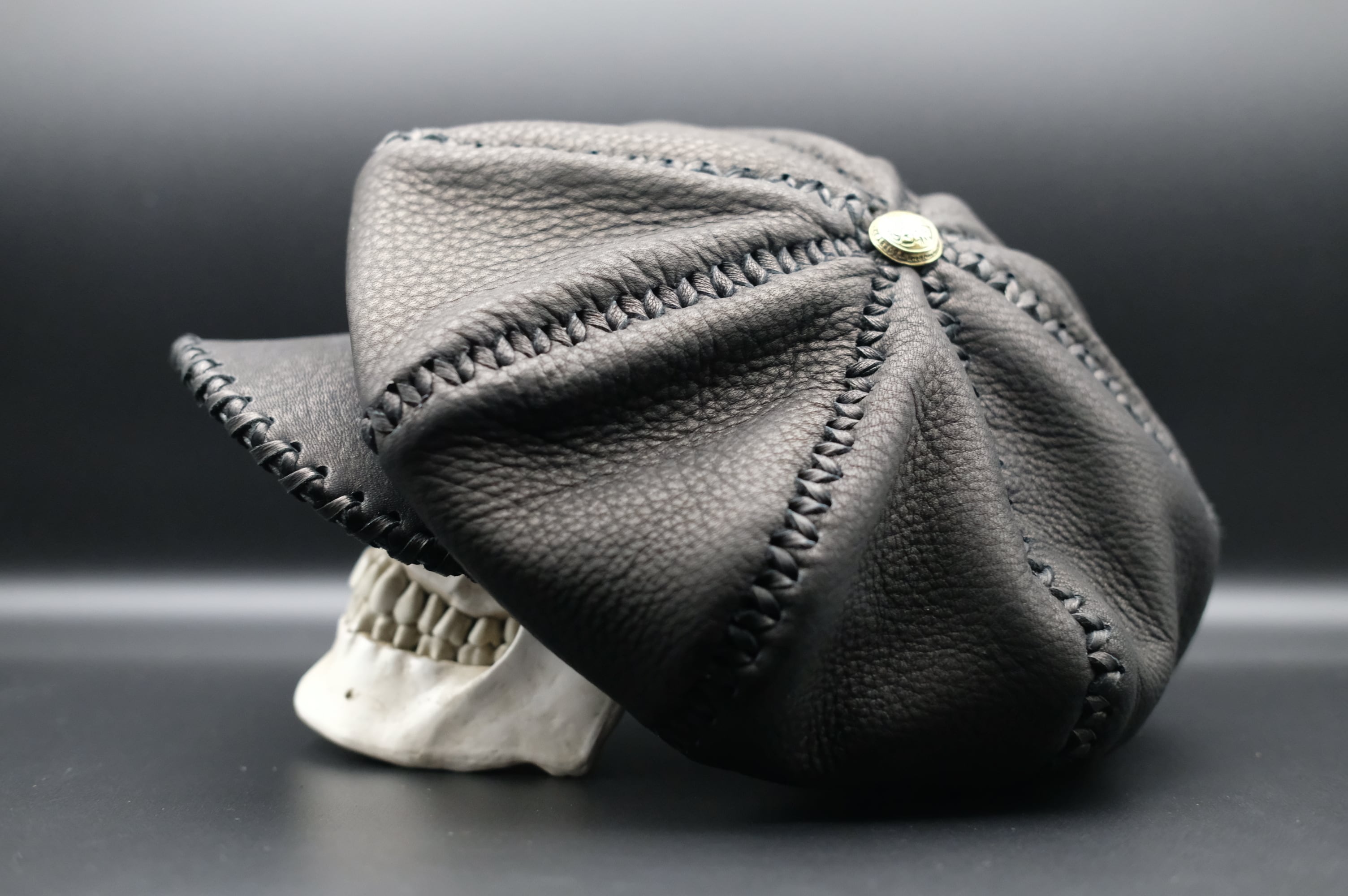 レザーキャスケットJohnny Black・予約受付販売 | Bobby Art Leather