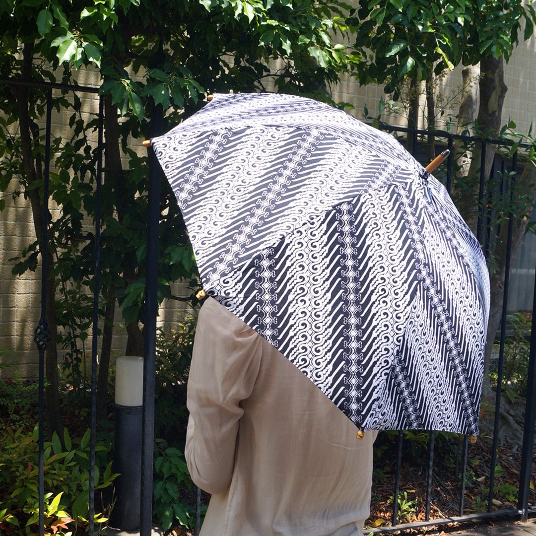 【日傘】c'era una volta Original Parasol 斜めバティック柄