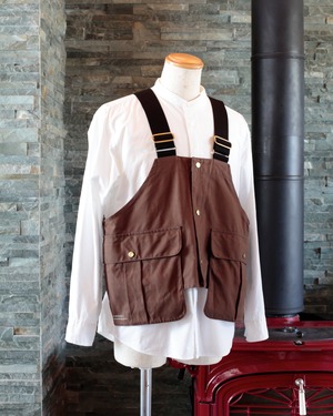 Hunt vest 02 short BR / ハントベスト02 ショート（ブラウン）