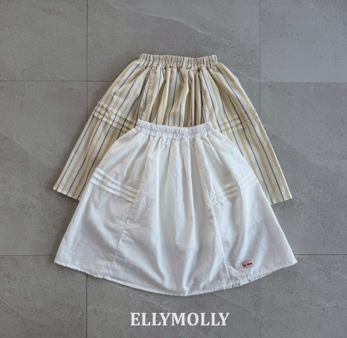 【予約】ellymolly / ブランシロングスカート