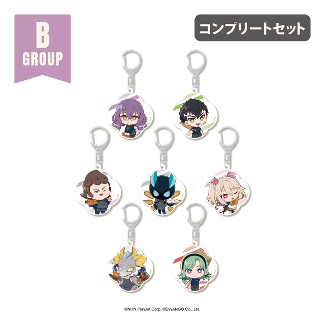 #コンパス 戦闘摂理解析システム × R Baker    トレーディングミニキャラアクリルキーホルダー 【Bグループ】コンプリートセット