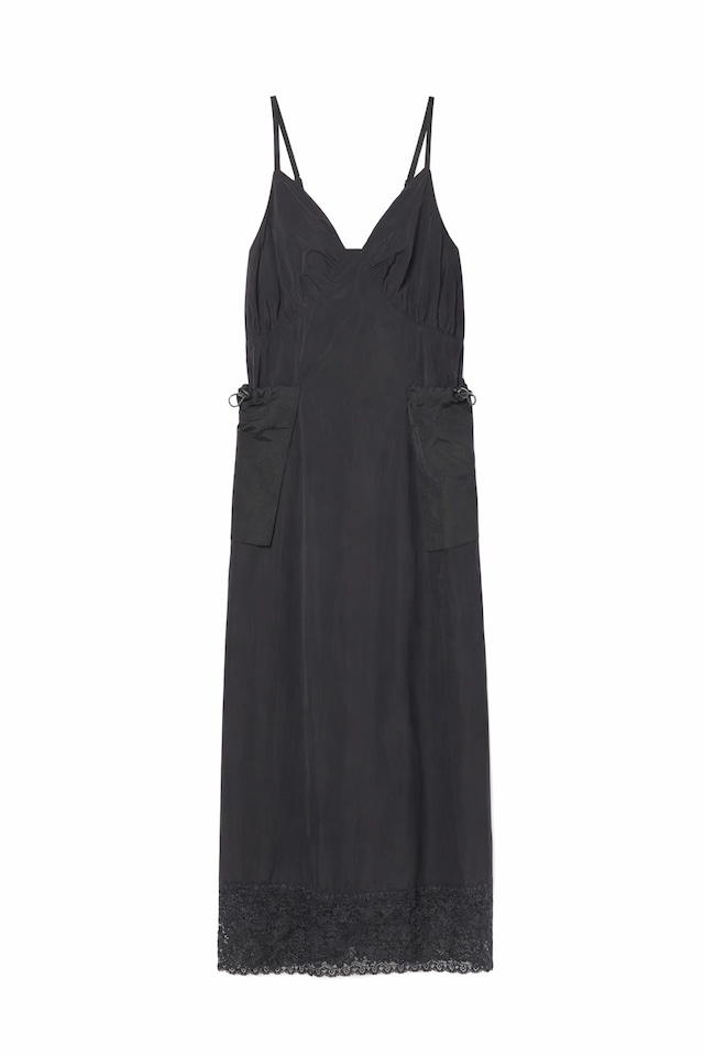 【NON TOKYO ノントーキョー】 / LACE GIMMICK ONE-PIECE レースギミックワンピース / BLACK