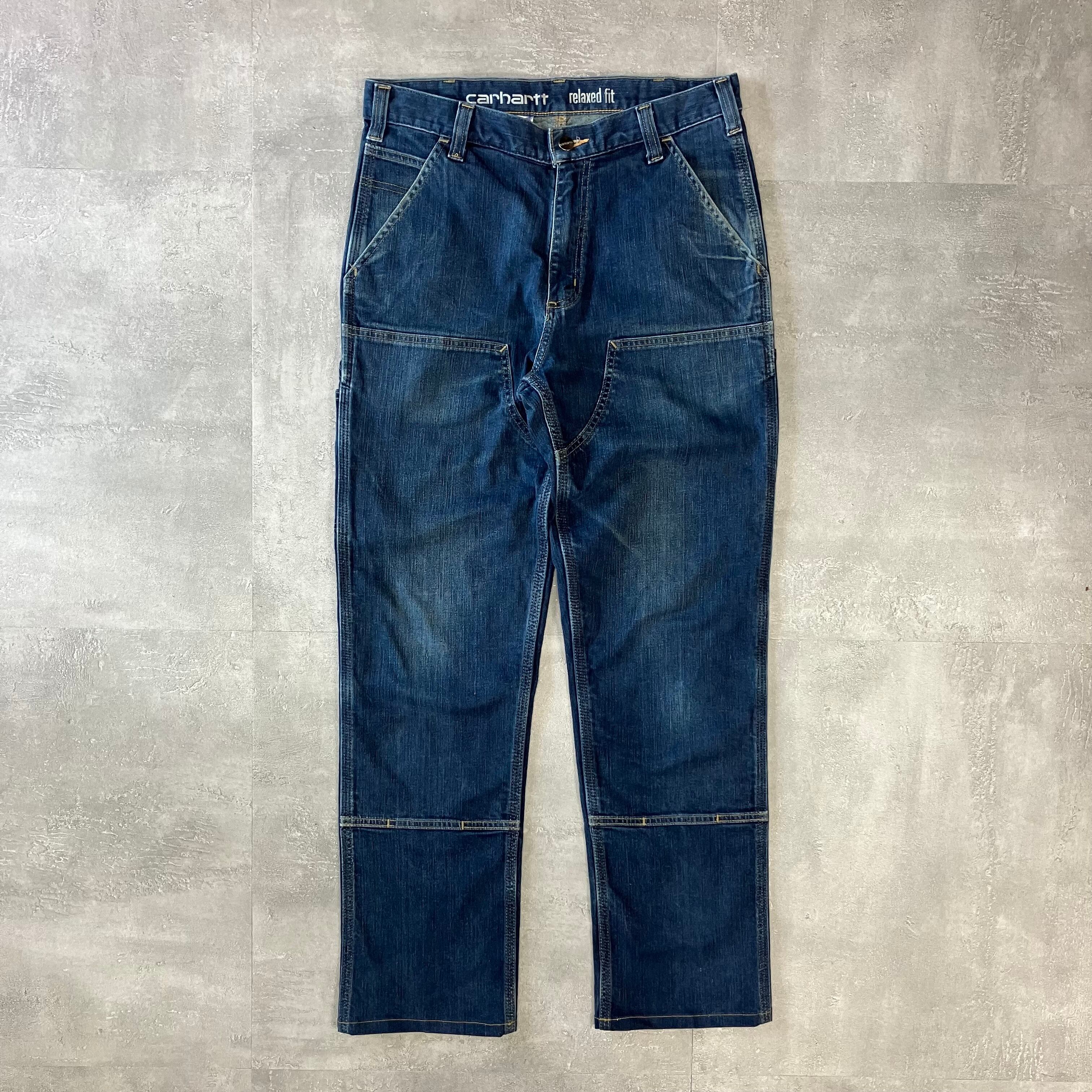 《実寸w32l30》Carhartt 00s ダブルニー デニムパンツ ペインター No.1802