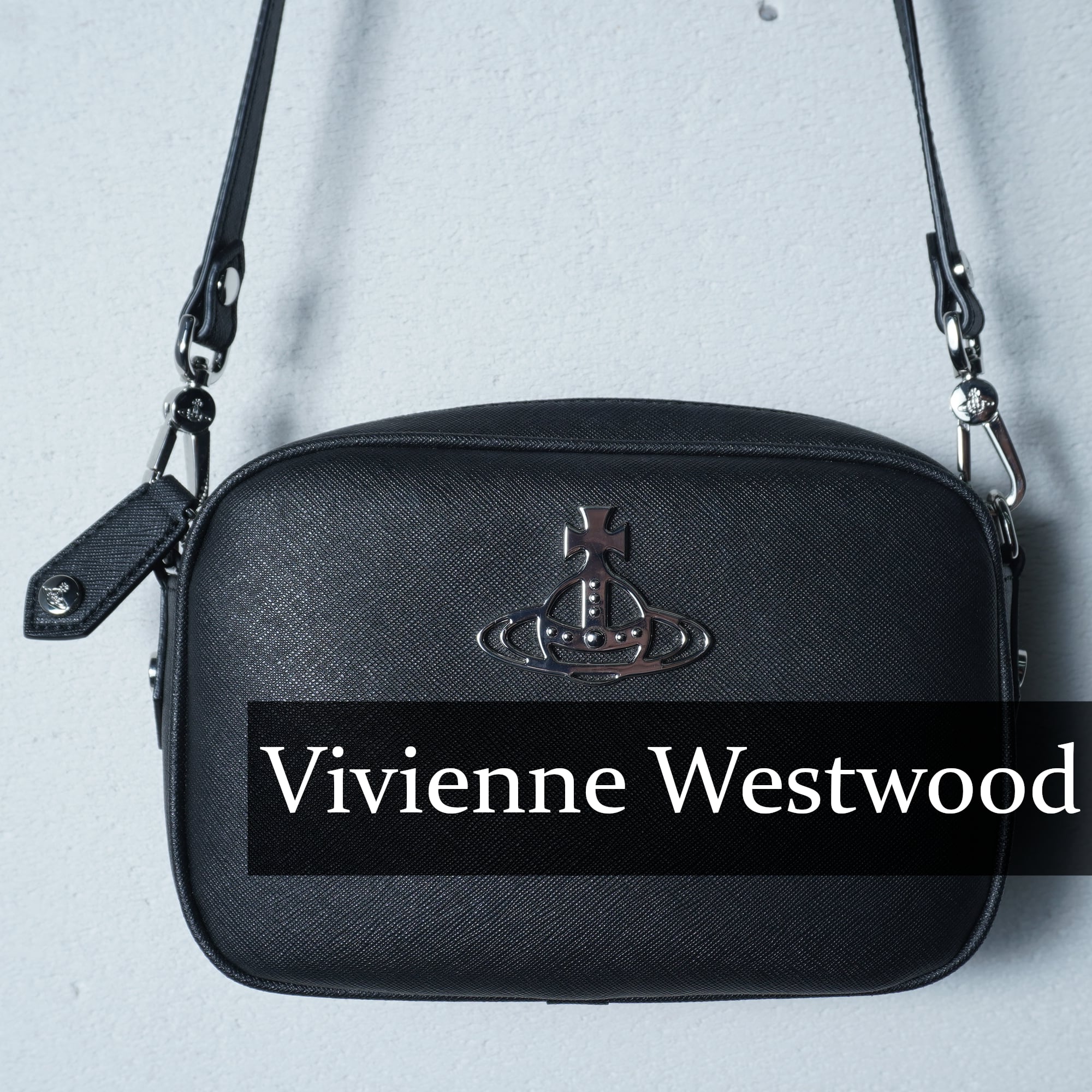 vivienne westwood レザーショルダーバッグ オーブ 極美品 