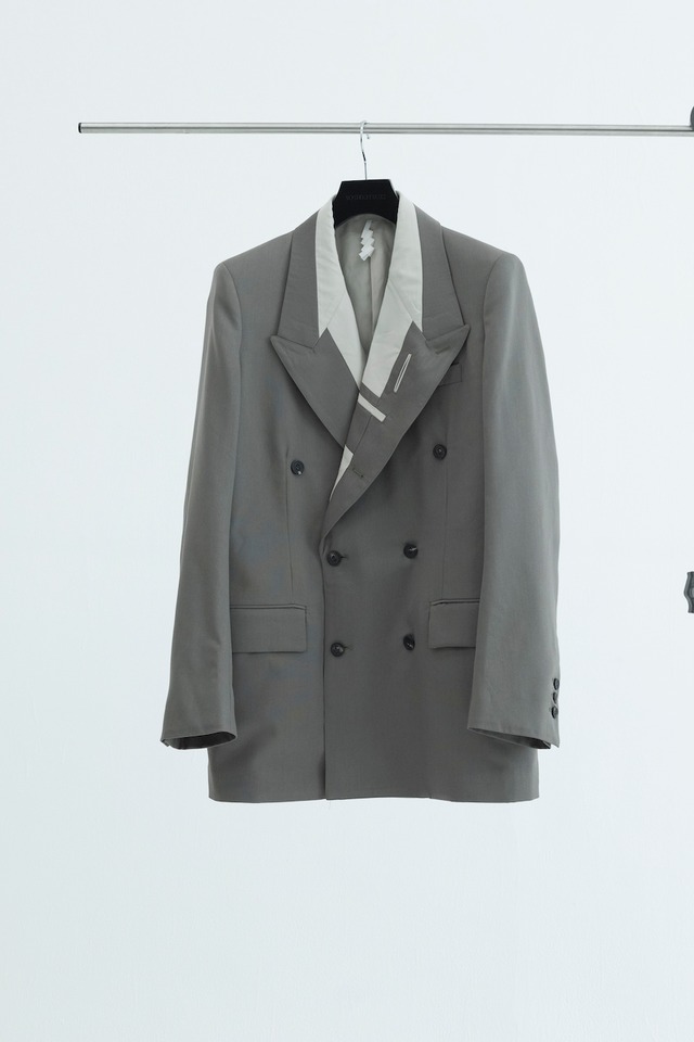 SOSHIOTSUKI OVERSIZED DOUBLE SMOKING JACKET(NEZUMI) S22AW05JKT 