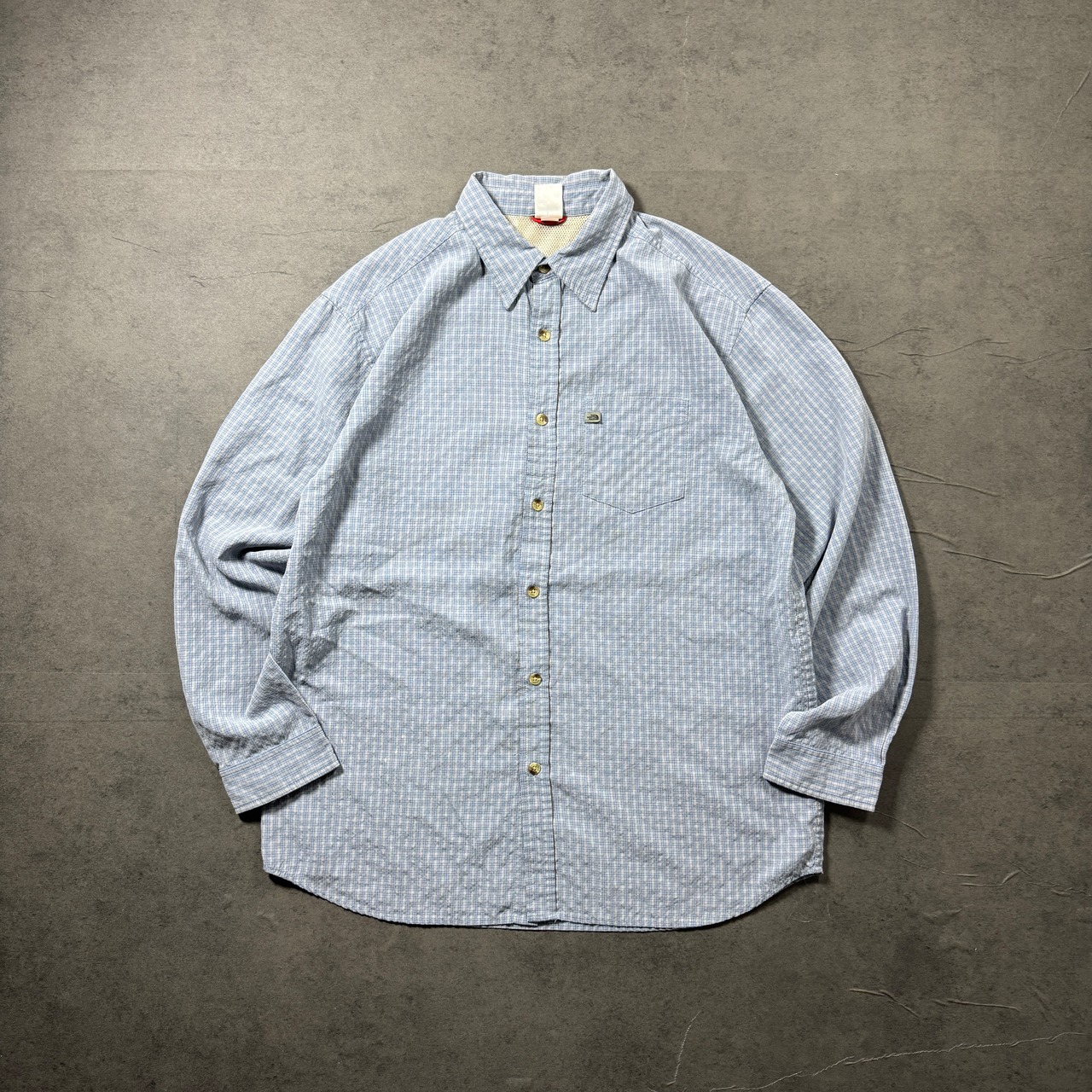THE NORTH FACE modal plaid shirt 古着 - 1