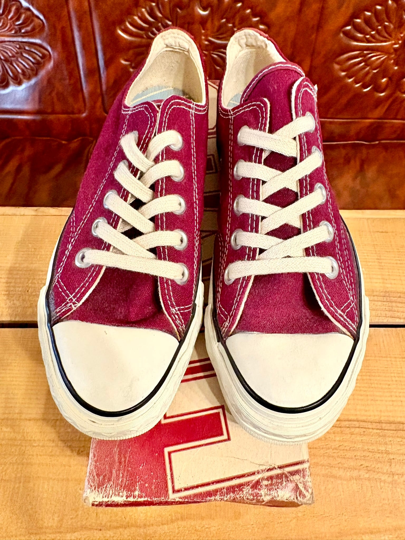 CONVERSE（コンバース） COACH（コーチ）マルーン 3.5 22.5cm USA 70s