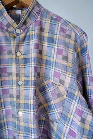 【1960s】"Germany Made" Euro Vintage Grandpa Shirts / 413