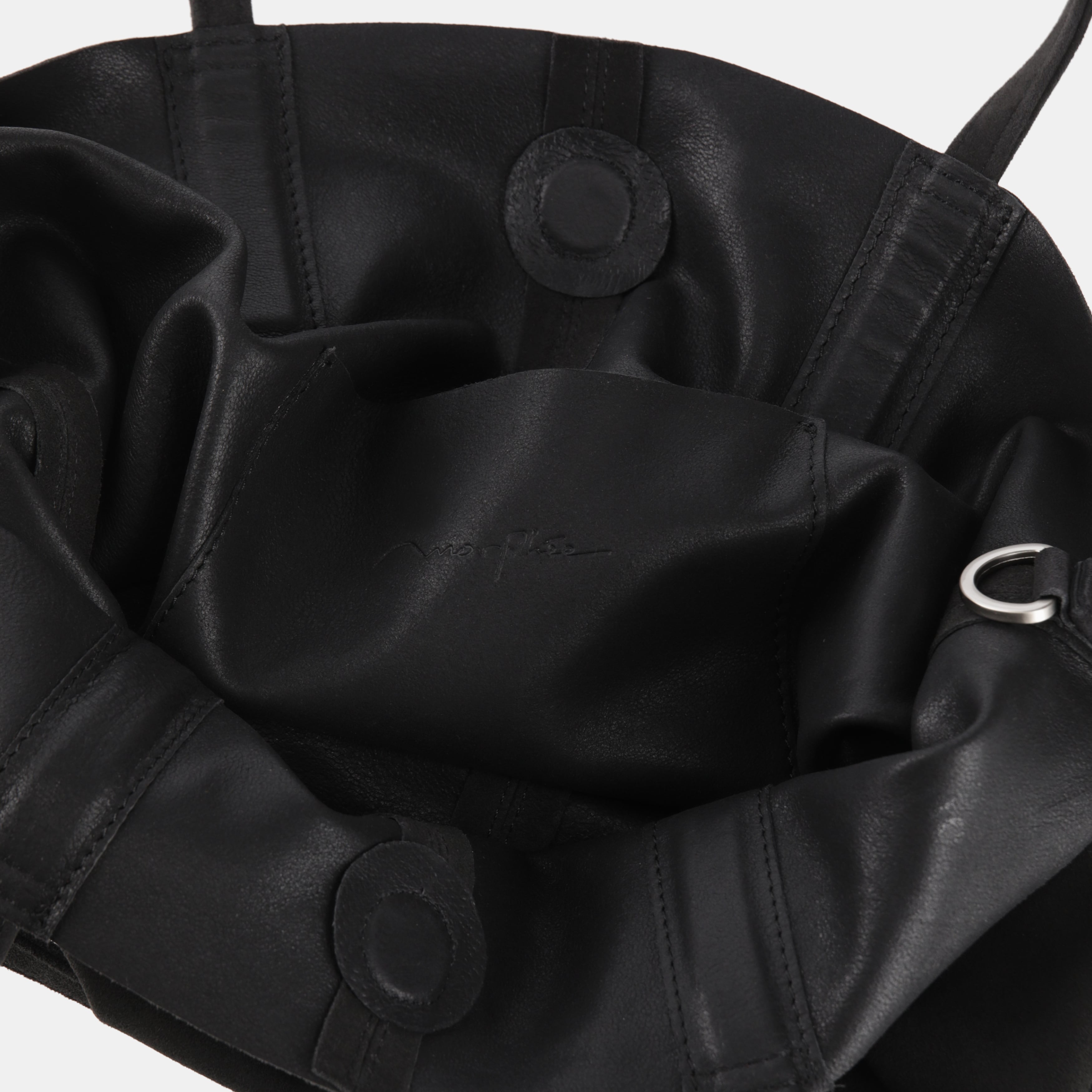 3WAY MEDIUM TOTE（M size）OIL SUEDE CHARCOAL | Morphee（モルフェ）