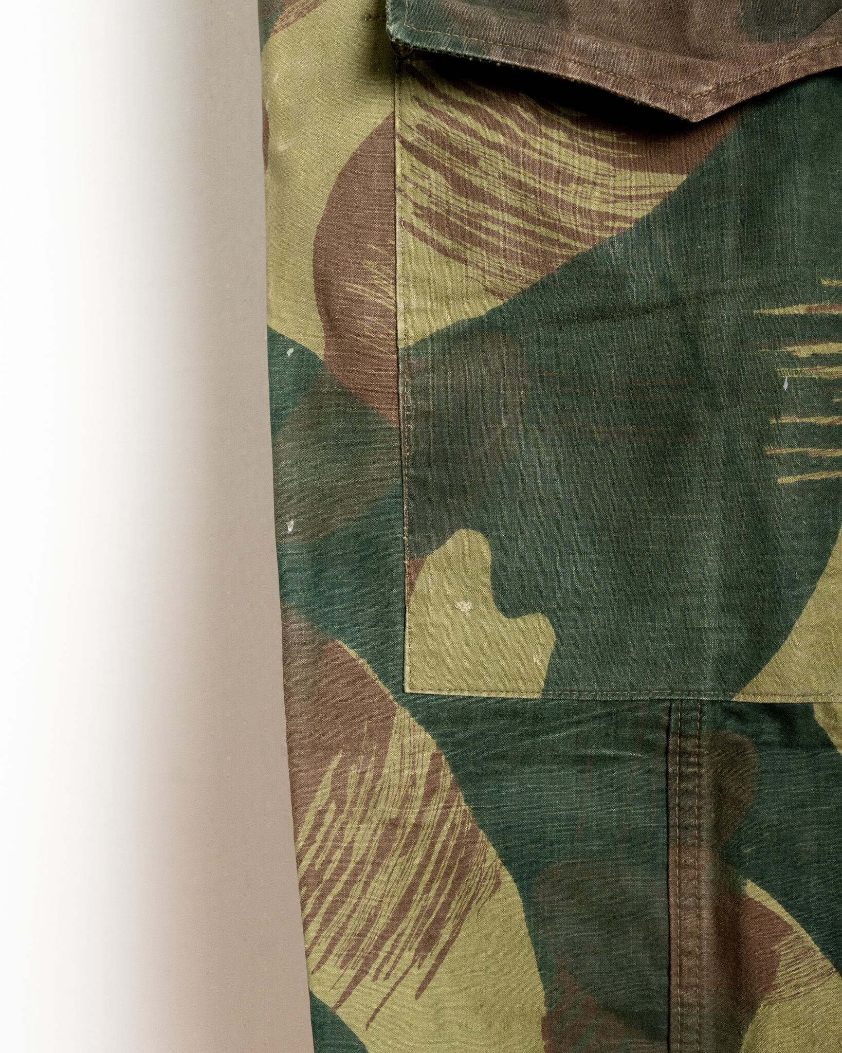 USED】50's Belgian Army Brushstroke Camouflage Trousers 実物 USED】50's Belgian Army Brushstroke Camouflage Trousers 実物