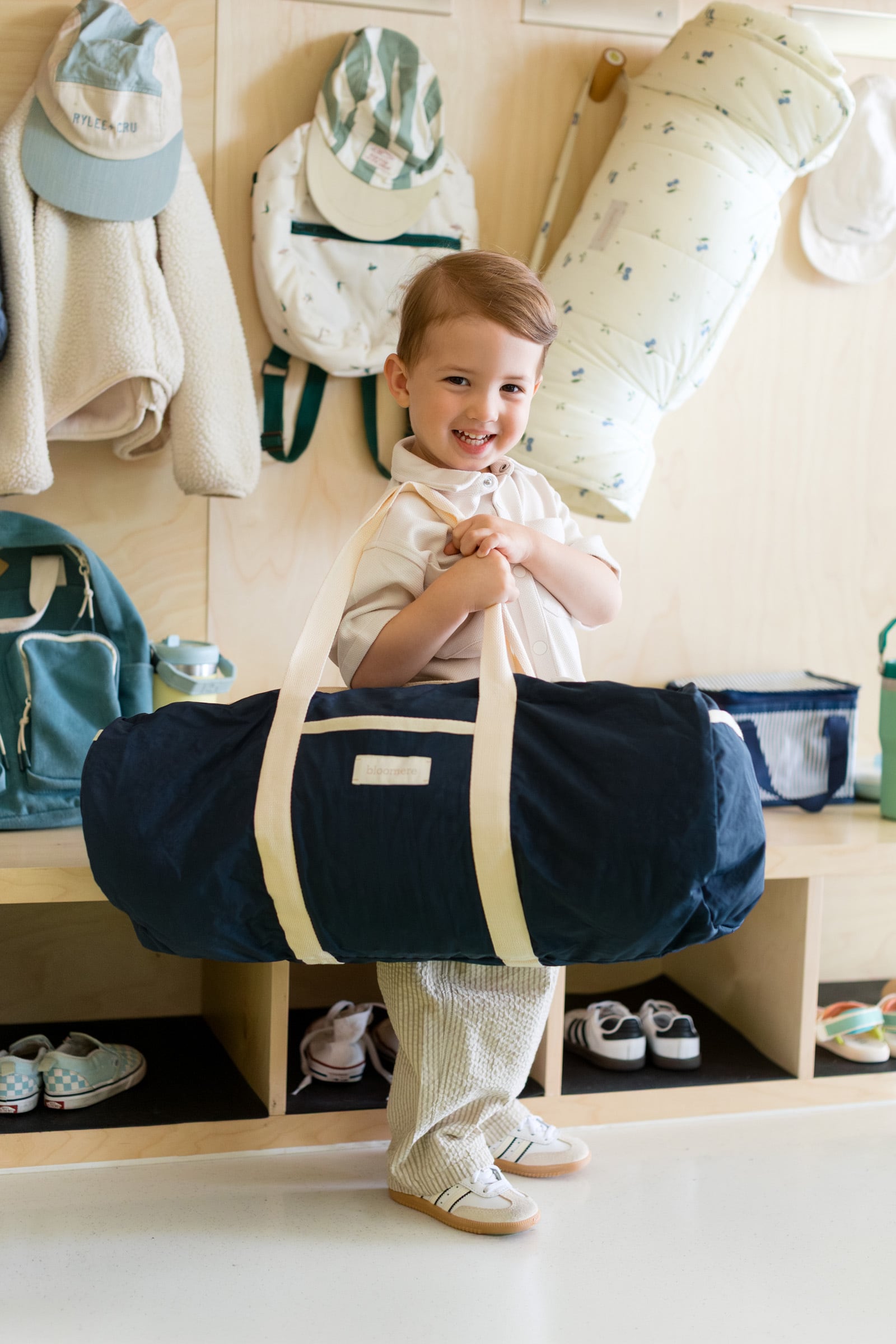 【ご予約】bloomere/Nap Mat Bag-Navy