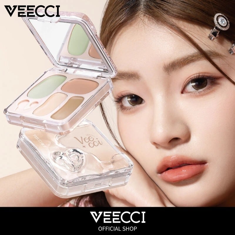 VEECCI（ヴィーチ）パーフェクトカバー 4色コンシーラーパレット