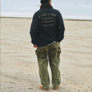 ミリタリーカモフラージュ カーゴパンツ N3436