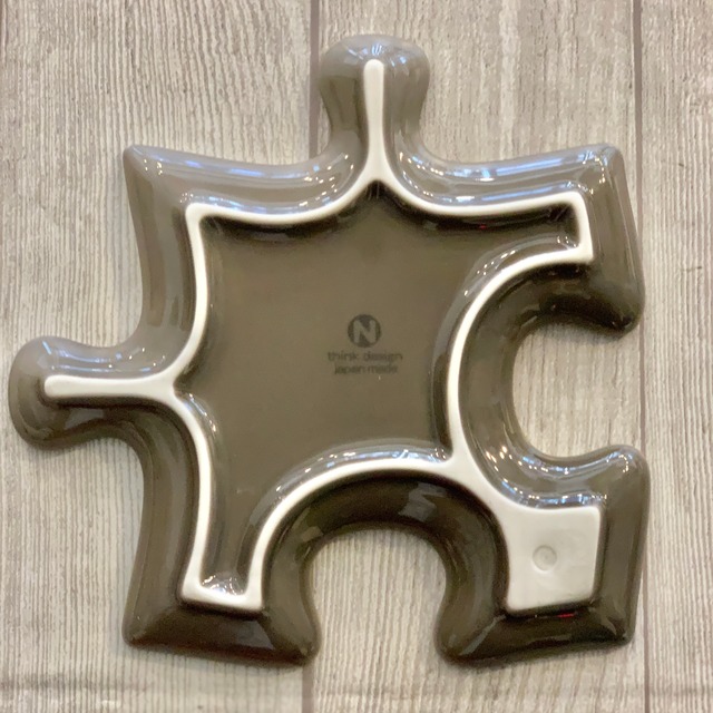 【波佐見焼】【中善窯】【パズル ワンピース プレート】 1ピース スタッキング おしゃれ 大人 カラフル　かわいい